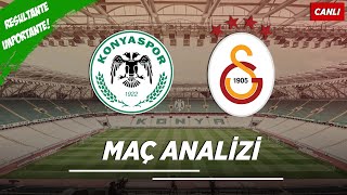 Konyaspor 4 - 3 Galatasaray Maç Sonu Canlı Yayını