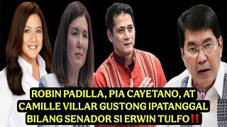 MGA TSINADOR BIGONG SIPAIN SI SENATOR ERWIN TULFO! 3 JUSTICES KIKO BAM AT LAPID BOTO PABOR KAY TULFO