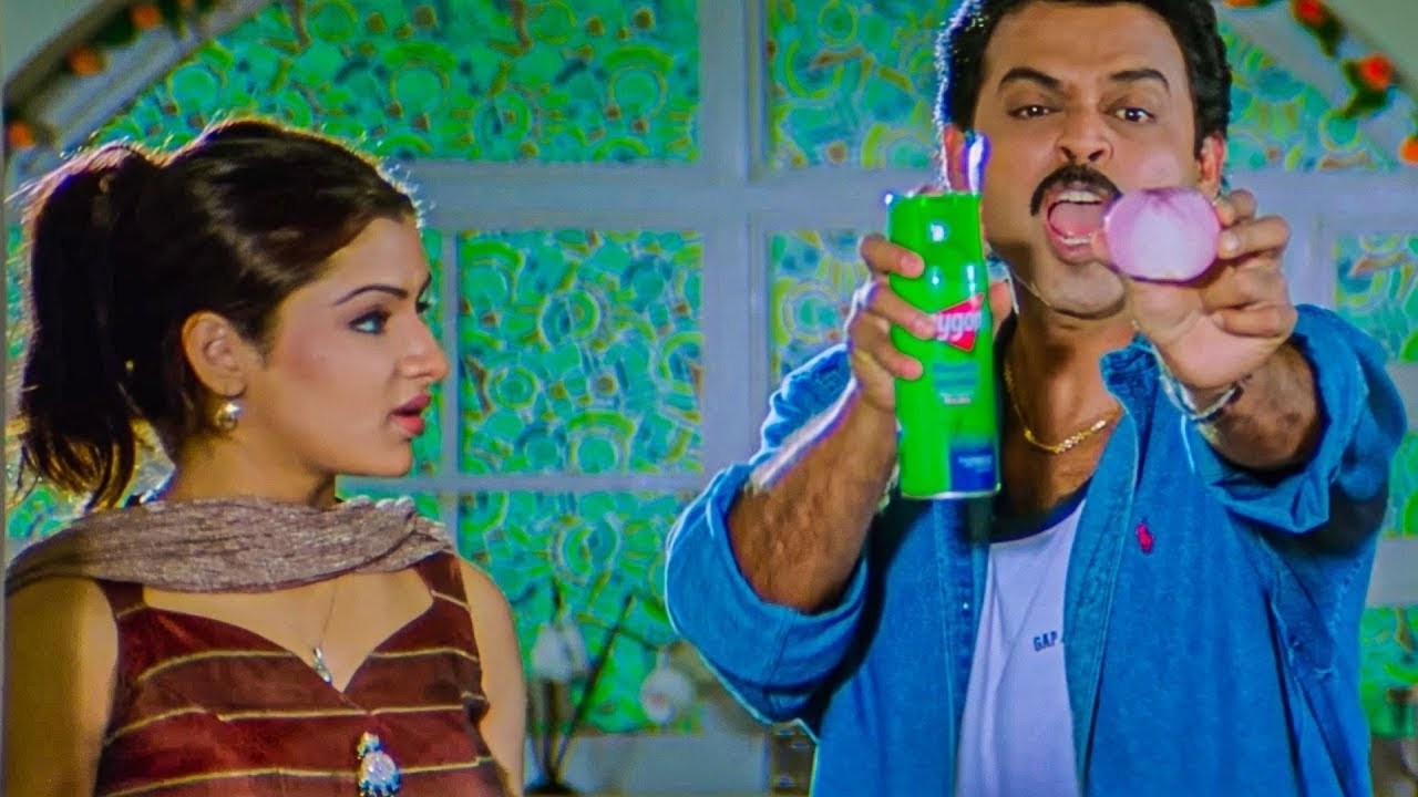 Venkatesh Back to Back Comedy Scenes   Telugu Best Comedy Scenes   Aarthi Agarwal | iDream