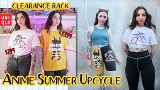 Upcycling Clearance Anime Shirts Into My Summer Wardrobe