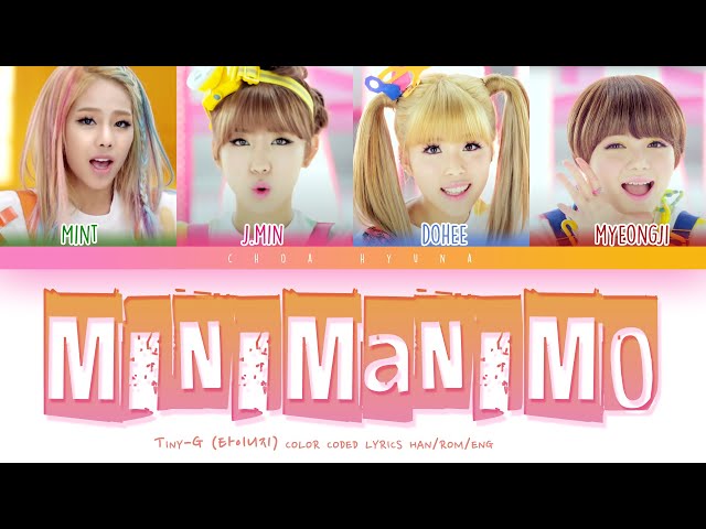 min•*¨*•.¸¸♬︎ Tiny-G (타이니지) – Minimanimo (미니마니모) Color Coded