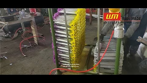Ringlock Scaffolding U Ledger Manufacturing Video - Allround System Horizontal Parts - Wellmade