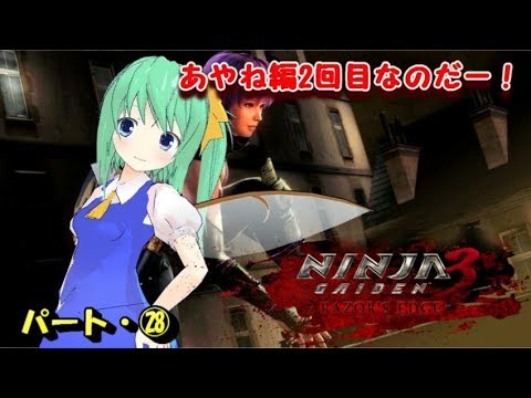大ちゃん、チルノ、ルーミアの『NINJAGAIDEN3』㉘