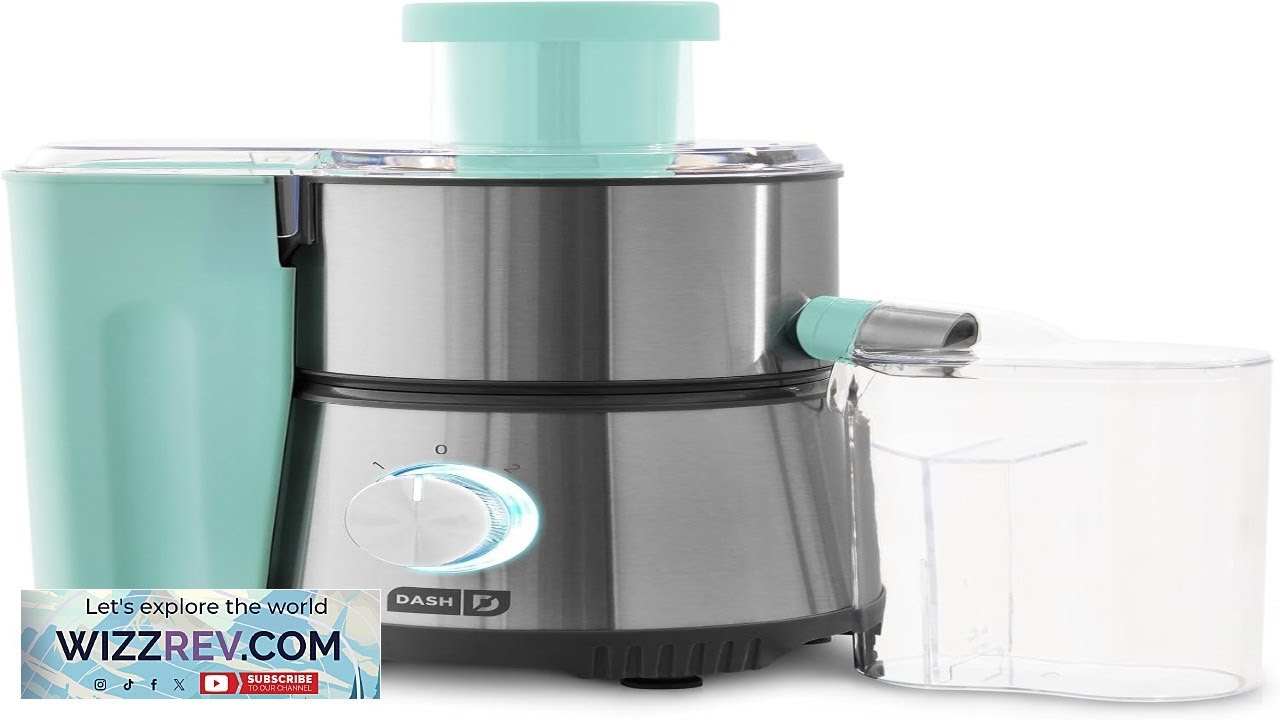 Dash Compact Centrifugal Juicer Press Juicing Machine 2-Speed 2" Wide Feed Chute Review