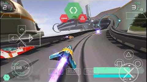 Wipeout Pulse [PPSSPP] Gameplay: #4.7 Grid 4 Tournament 2 - Flash Class - Feisar Team