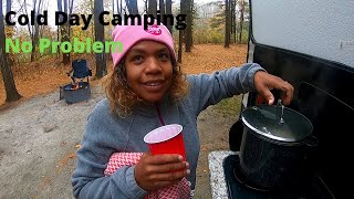 Nimisila Metro Park Campground / Cold Day Camping #RVing #NimisilaMetroPark #Camping