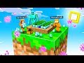 HOW TO BUILD INFINITE DIAMOND FARM On ONE BLOCK with GIRLFRIEND! (Minecraft)