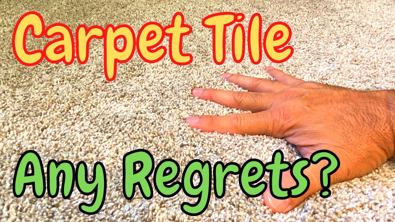 2 Years Later... Peel & Stick Carpet Tile Installation YouTube