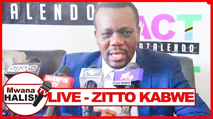 🔴LIVE: ZITTO KABWE AKIFANYA UCHAMBUZI WA BAJETI KUU YA SERIKALI KWA MWAKA WA FEDHA 2023/24