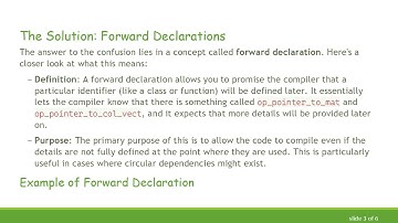 Understanding Forward Declarations in C+ +  Templates