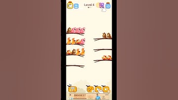 Falcon 6 level complete game bird sort color #falcon #games #youtubeshorts