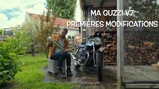 Premières modifications sur ma Guzzi V7 Speciale