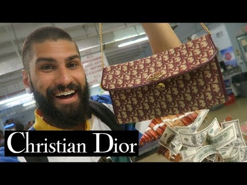 I Found Christian Dior at Thrift Store On Dollar Day!!! - YouTube