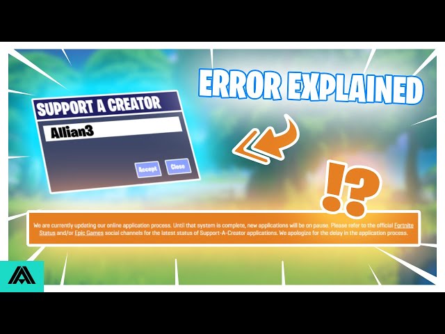 Bleakstare - Just applied to Fortnite's Epic Support A