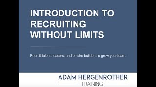Introduction to Recruiting Without Limits