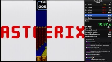 Asterix Speedrun in 25:07 RTA - Master System