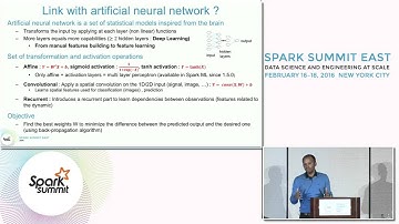 Deep Recurrent Neural Networks for Sequence Learning in Spark