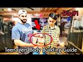 15 Year Old in Gym Complete  Teenage Bodybuilding Guide | Feat. Pros Lab : Day #1