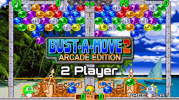 Smashing Orbs!💥 - Bust a Move 2 Arcade Edition (2 Player) - N64 Multiplayer Gameplay