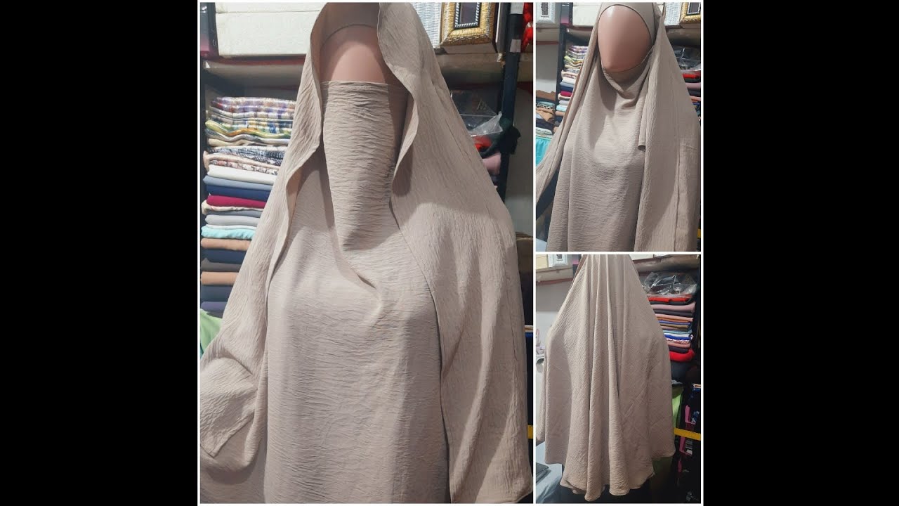 طريقة تفصيل وخياطة الخمار التركي الجديد الترند اللي عامل ضجة ف TikTok