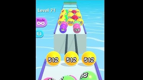 Ball Run 2048  Gameplay Level #80 Android #ballrun2048 #gaming #livegame 