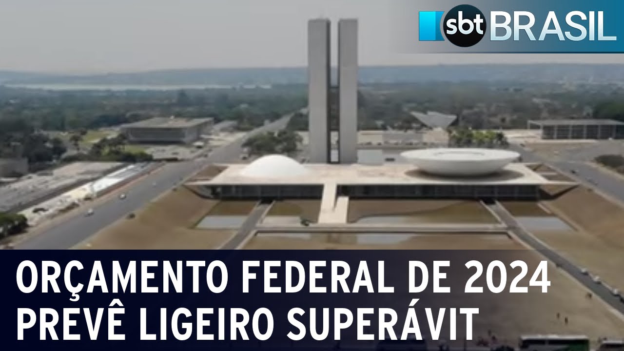 Orçamento Federal de 2024 prevê ligeiro superávit | SBT Brasil (01/09/23)