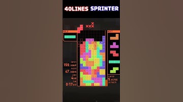 [TETR.IO] SS rank. Just a game of Tetris. 40Lines Sprinter. #303