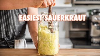 How To Make The Easiest Homemade Sauerkraut