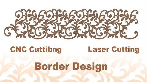 Border 2D Design in corelDraw | CNC Design Cutting | # ZMS DESIGN HUB