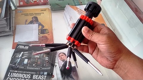 8-in-1 Screwdriver with LED Torch Hands On & Review