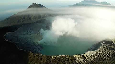 Ijen Crater Short Video Clip 4k