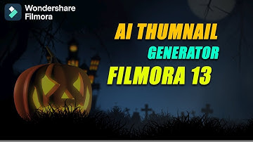 FILMORA 13 NEW FEATURE | AI THUMBNAIL GENERATOR | MAKE YOUTUBE THUMBNAILS WITH AI TUTORIAL