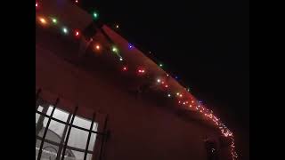 My set of Christmas lights at the back yard from 2022 (Almost a year ago)