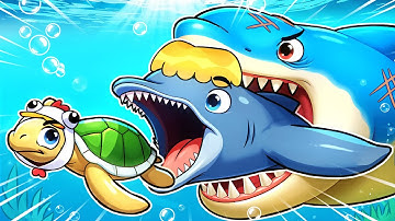 Manger des POISSONS pour ÉVOLUER en MONSTRE MARIN ! (Feed & Grow Fish)