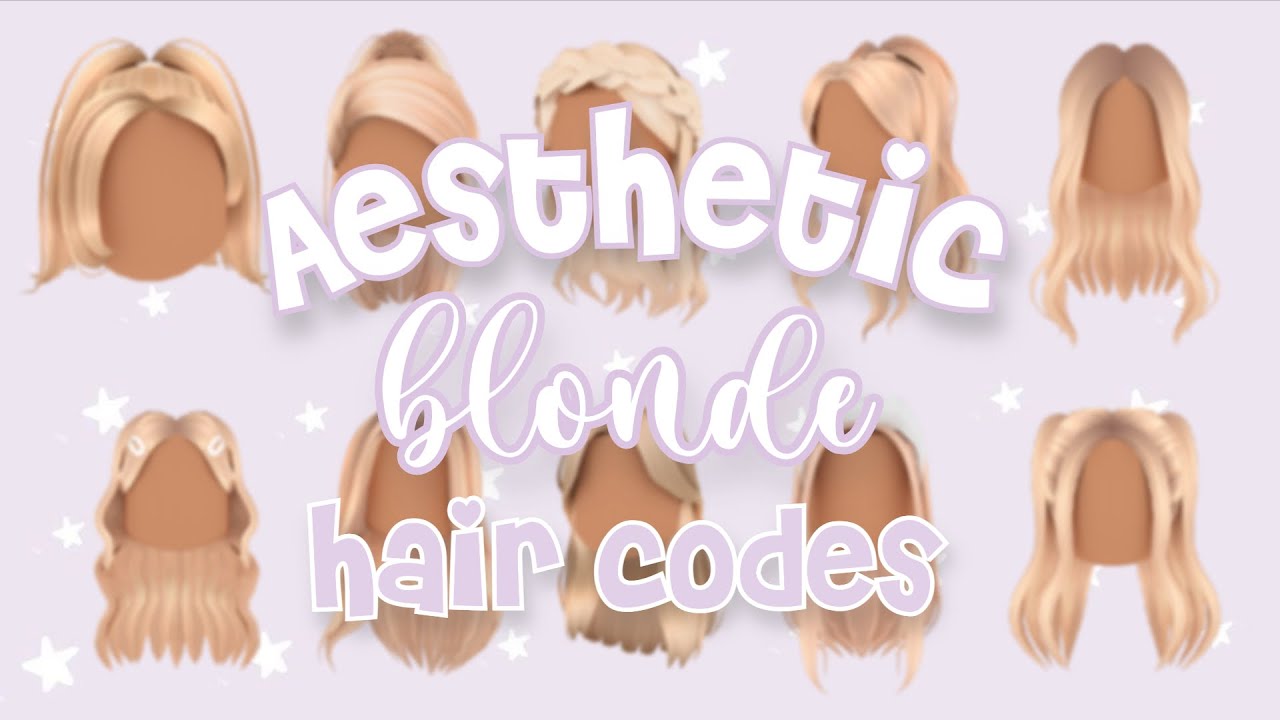 Bloxburg codes for blond hair! (Credits: peechq on ) I'm finall