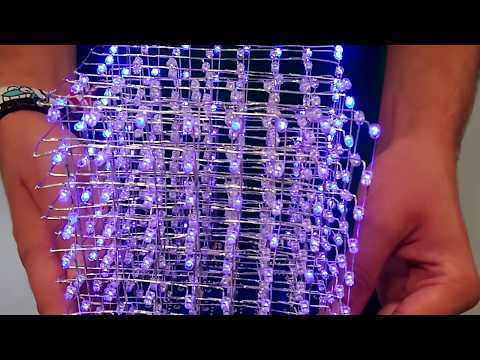 Red Light 3D Light Squared DIY Kit 8x8x8 3mm LED Cube Ray LED M114 Neu
