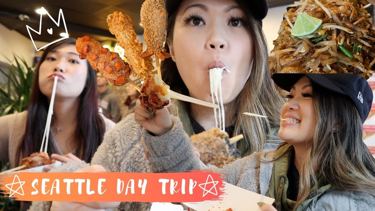 DAY TRIP TO SEATTLE WASHINGTON SEATTLE VLOG WHERE TO EAT IN