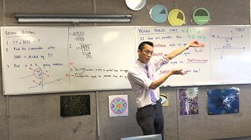 Proving Parallel Lines (2 of 2: Using the properties of angles on parallel lines for proofs)