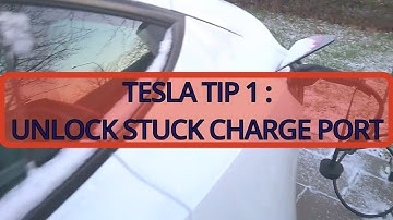 |Tesla Tips| How To Unlock charge port - 2021 model 3