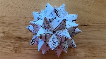 Sonobe Assembly: Spiked Pentakis Dodecahedron (60 Pieces) Instructions