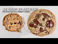 Simple  perfect chocolate chip cookies w costing  crunchy outside chewy inside sub