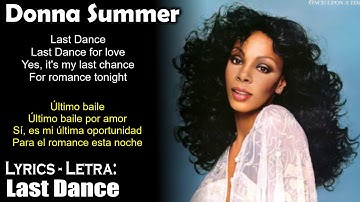 Thumbnail of Donna Summer - Last Dance (Lyrics Spanish-English) (Español-Inglés)