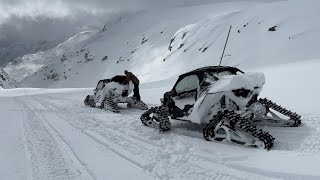 Can the X3 climb a glacier with the backcountry tracks ????