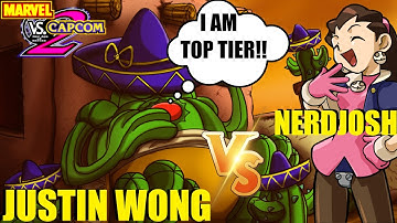 MvC2 Mvci Umvc3 JUSTIN WONG vs NERDJOSH (Low Tiers)