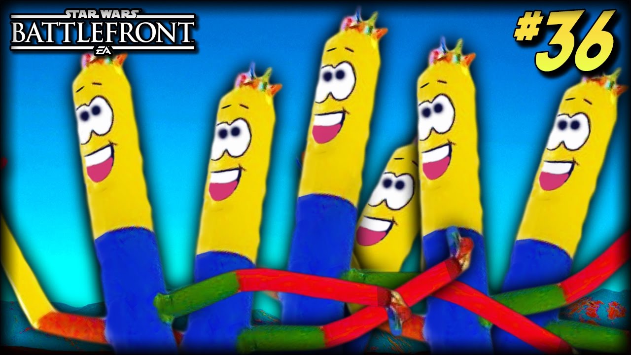 STAR WARS Battlefront - Unfortunate Moments #36 (Inflatable Tube Man Stormtrooper!) funny moments in soccer