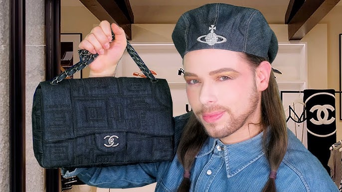 Chanel Blue Quilted Denim Medium 19 Flap Bag Chanel