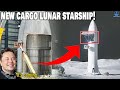 Nasa officially revealed new spacexs starship cargo lunar lander design