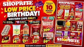 SHOPRITE || VALID UNTIL 22-10 AUGUST 2026 WESTERN CAPE ONLY 🌻🌸