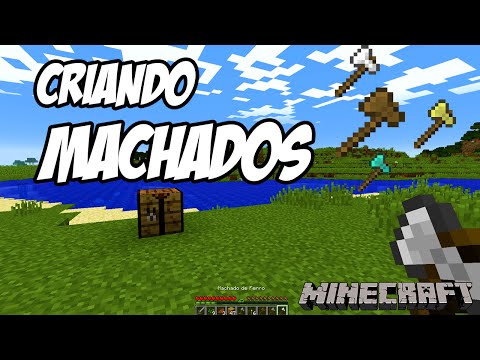 Vídeo: Como Fazer Um Machado No Minecraft