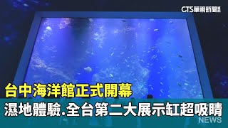 台中海洋館正式開幕　濕地體驗.全台第二大展示缸超吸睛｜華視新聞 20251008 @CtsTw